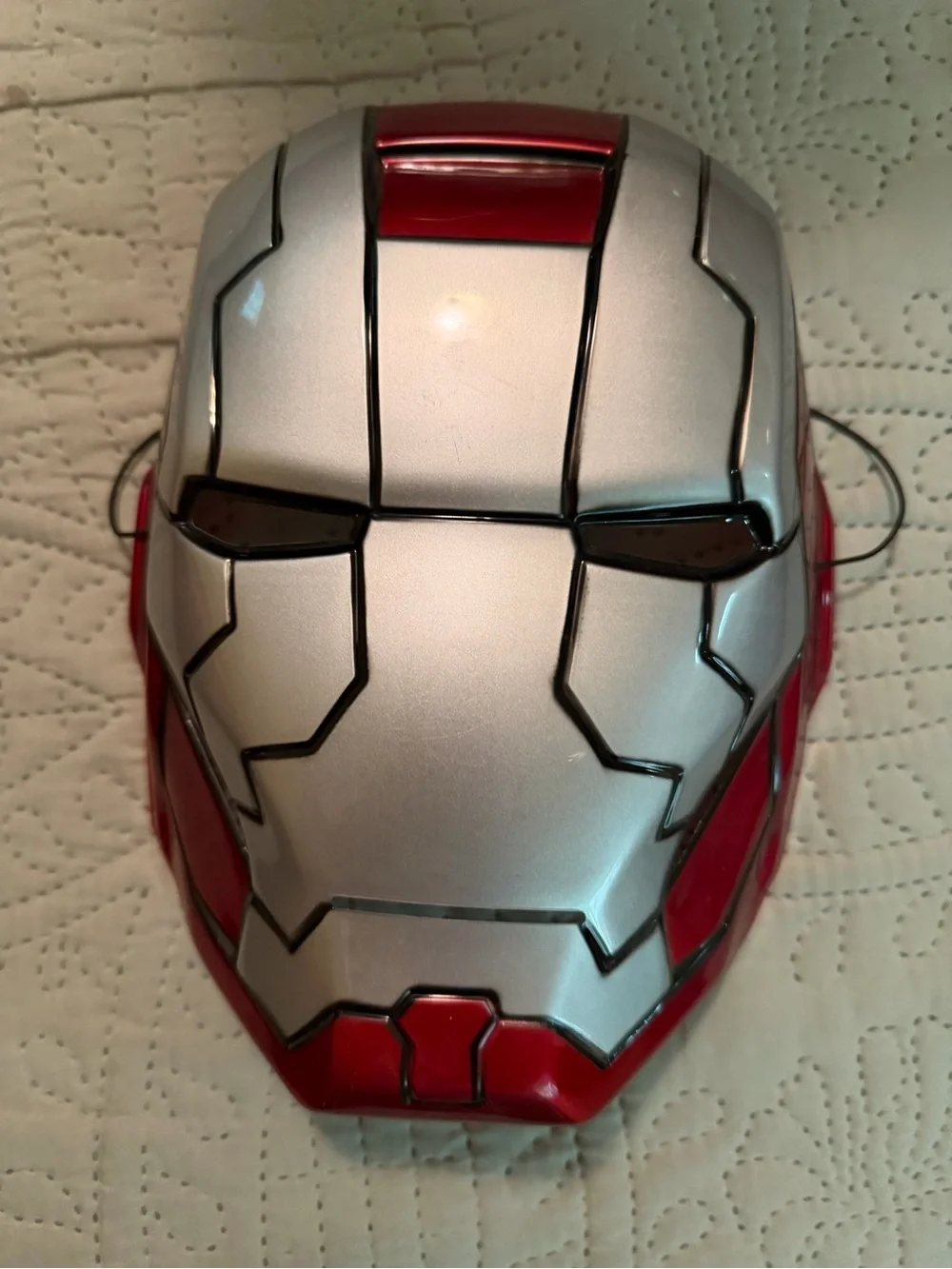 Iron Man Red and Silver Padded Superhero Jumpsuit Costume
